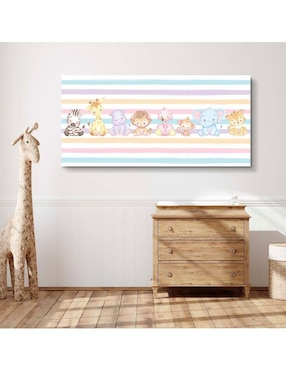 Cuadro decorativo Canvas Art Mx Lindos Animales