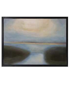 Pintura Sunset técnica acrílico Jackies Mirrors Paisaje