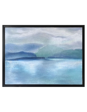Pintura Blue Mountains técnica acrílico Jackies Mirrors Minimalista