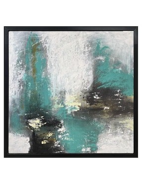 Pintura Jade y Tierra técnica acrílico Jackies Mirrors Abstracto