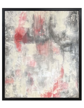 Pintura La vie en Rose técnica mixta Jackies Mirrors Abstracto