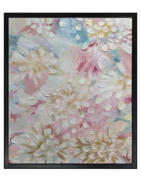 Pintura Entre Flores técnica mixta Jackies Mirrors Abstracto