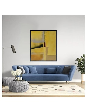 Pintura Yellow técnica acrílico Jackies Mirrors abstracto