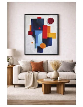 Pintura Geometric técnica acrílico Jackies Mirrors Abstractos