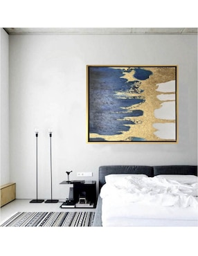 Pintura Magic Ocean mixta Jackies Mirrors Abstracto