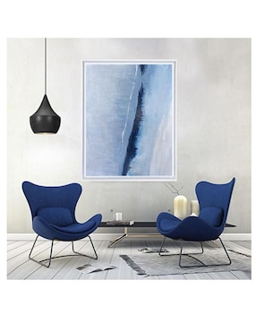 Pintura Mar Azul mixta Jackies Mirrors Abstracto