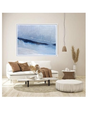 Pintura Mar Azul mixta Jackies Mirrors Abstracto
