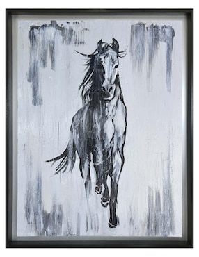Pintura Veloz mixta Jackies Mirrors Caballos