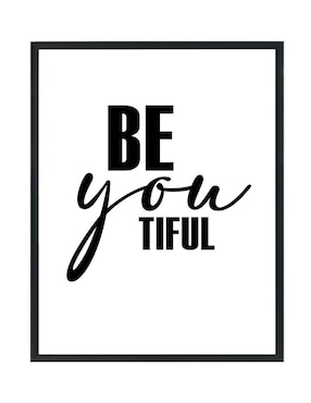 Cuadro decorativo Luxpic Be you Tiful