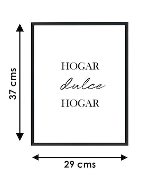 Cuadro decorativo Luxpic Hogar dulce Hogar