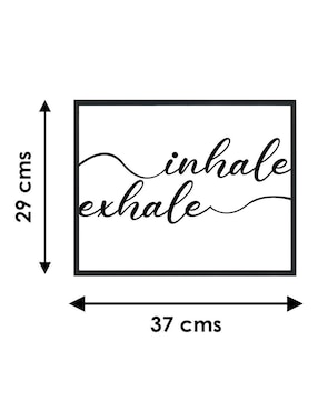 Cuadro decorativo Luxpic Inhale Exhale