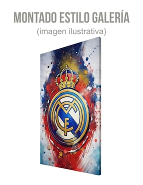 Cuadro decorativo generica fútbol escudo real madrid 90 x 122 cm