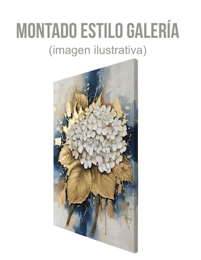 Cuadro decorativo Generica Botanica Pétalos Dorados