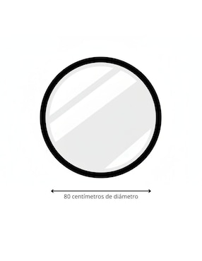 Espejo circular Ecléctico Aura Obscura