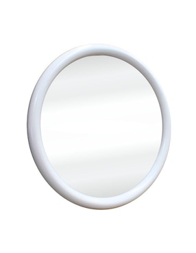 Espejo circular Ecléctico Aura Blanca