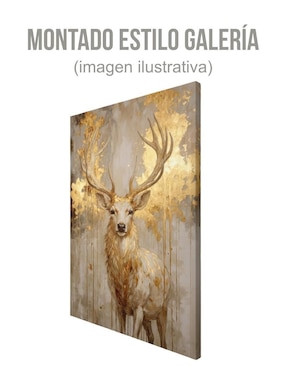 Cuadro decorativo Generica Animal venado ocre