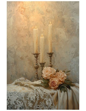 Cuadro decorativo Generica Óleo Velas
