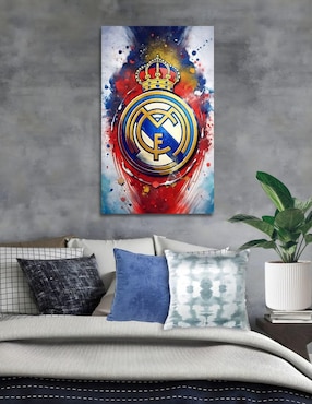 Cuadro decorativo Generica Fútbol Escudo Real Madrid
