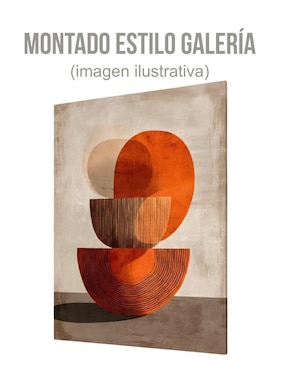 Cuadro decorativo Generica geométrico Equilibrio de Arcilla