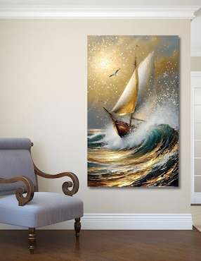 Cuadro decorativo Generica Paisaje Velero