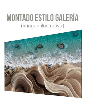 Cuadro decorativo Generica Paisaje Rocas Y Mar
