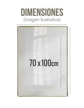 Cuadro decorativo Generica Pétalos Dorados