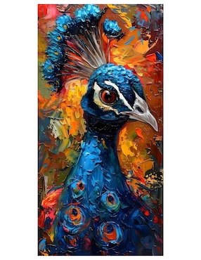 Cuadro decorativo Generica Animal Pavo Real