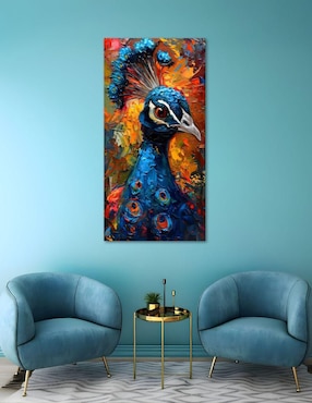 Cuadro decorativo Generica Animal Pavo Real