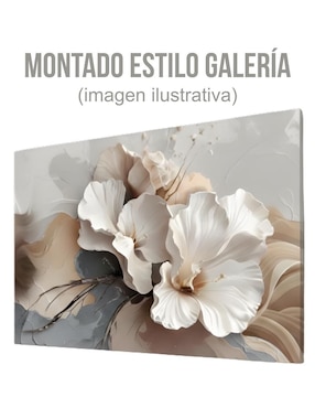 Cuadro decorativo Generica Impresión Botánica Flores Marrón
