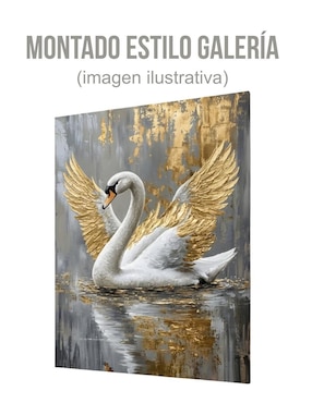 Cuadro decorativo Generica Impresión Animal Cisne Ocre