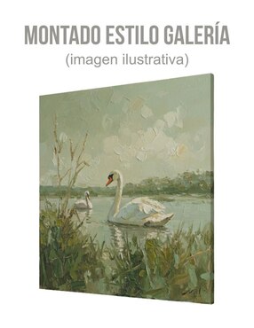 Cuadro decorativo Generica impreso Animal Cisne