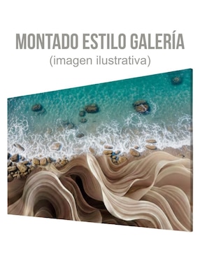 Cuadro decorativo Generica Paisaje Rocas y Mar impresión