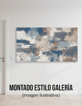 Cuadro decorativo Generica Abstracto Azul Grisáceo
