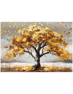 Cuadro decorativo Generica Bosque Dorado