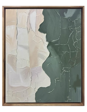 Pintura Creme técnica mixta Jackies Mirrors Abstractos