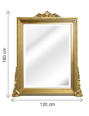 Espejo rectangular Lune Art Gallery Luxury