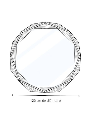 Espejo geométrico Ecléctico Prismática