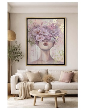 Pintura Blooming Gold Beauty técnica mixta Lune Art Gallery Flores