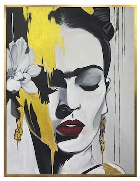 Pintura Frida II técnica acrílico Jackies Mirrors Rostros
