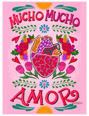 Cuadro decorativo Generica Mucho Mucho Amor