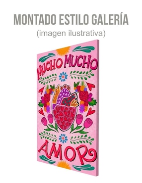 Cuadro decorativo Generica Mucho Mucho Amor