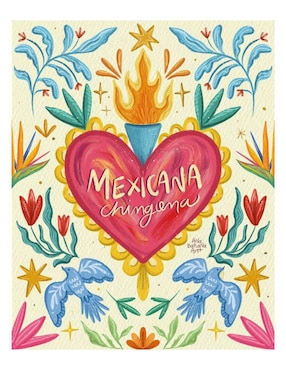 Cuadro decorativo Generica Frase Impresa Mexicana Chingona