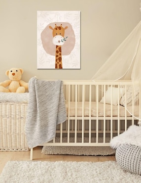 Cuadro decorativo Generica Jirafa bebé impreso
