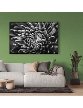 Cuadro decorativo Industria Grafica Ciento 23 Dalia blanco y negro