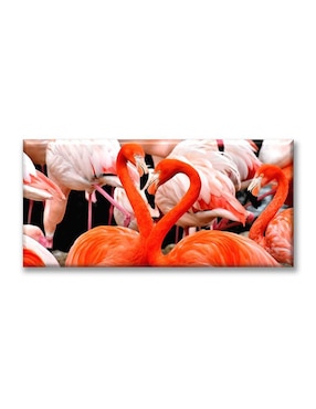 Cuadro decorativo Industria Grafica Ciento 23 Flamingos