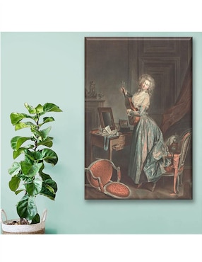 Cuadro decorativo Industria Grafica Ciento 23 Mujer tocando la guitarra