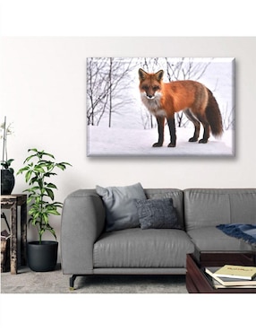 Cuadro decorativo Industria Grafica Ciento 23 Zorro rojo