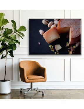 Cuadro decorativo Industria Grafica Ciento 23 Queso cortado