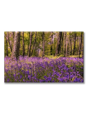 Cuadro decorativo Industria Grafica Ciento 23 Bosque lavanda
