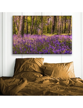 Cuadro decorativo Industria Grafica Ciento 23 Bosque lavanda